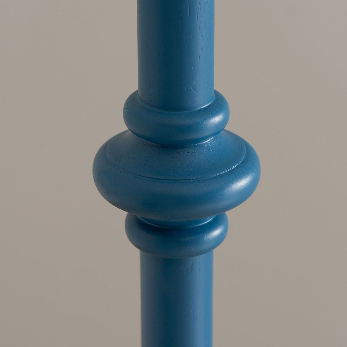 Carnaby Floor Lamp Base in Satin Marlin Blue Paint Finish