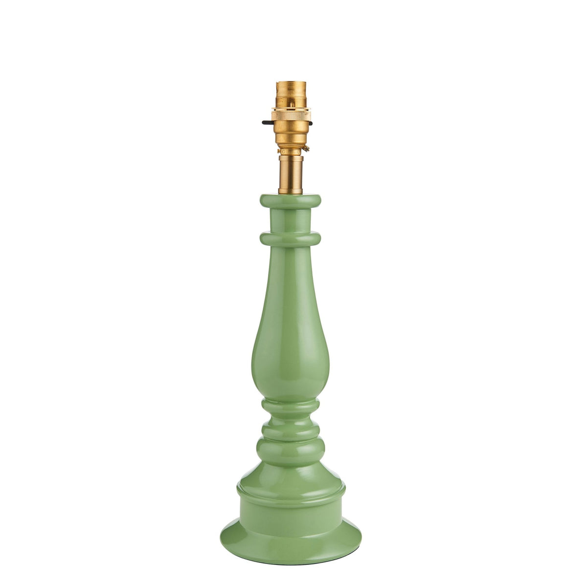Myrtle Table Lamp Base in Gloss Cotswold Green Finish