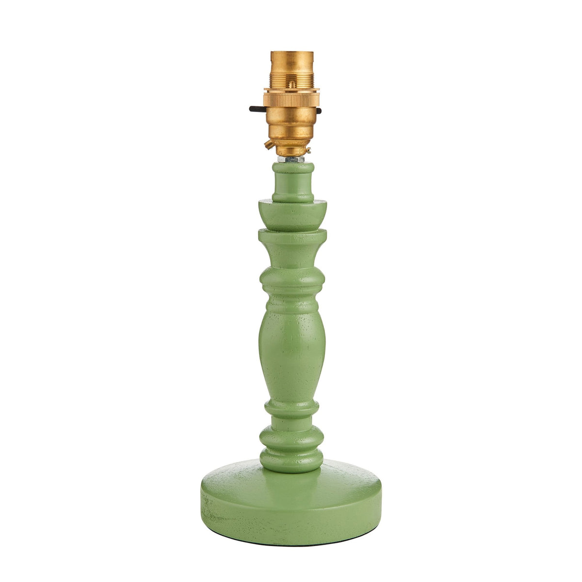 Bibury Table Lamp Base in Painted Satin Cotswold Green Finish