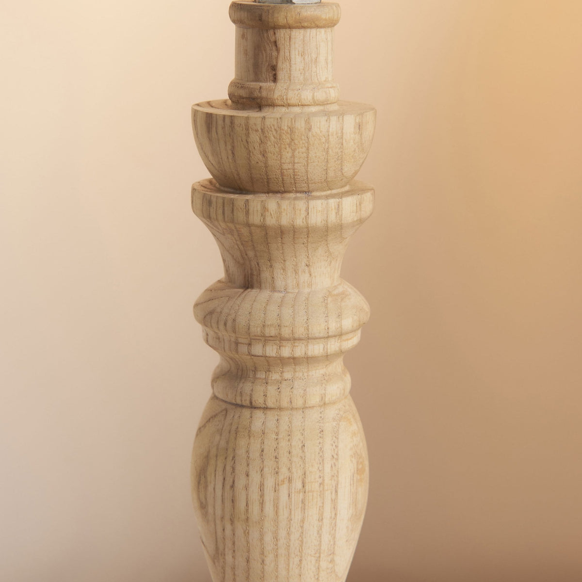 Bibury Table Lamp Base in Natural Ash Finish