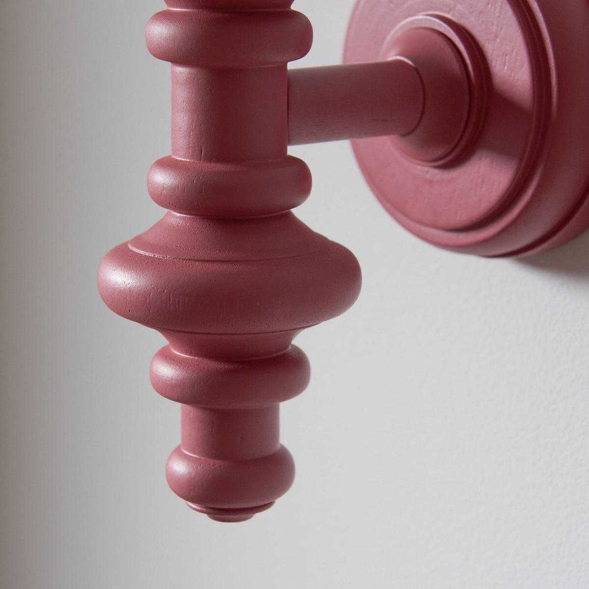 Carnaby Wall Light in Satin Pink Clay Painted Finish