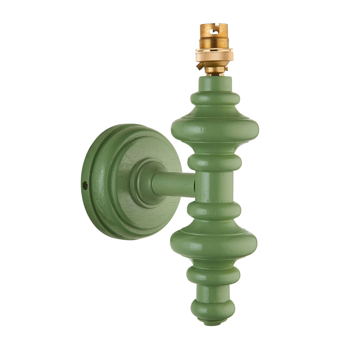 Carnaby Wall Light in Satin Cotswold Green Painted Finish
