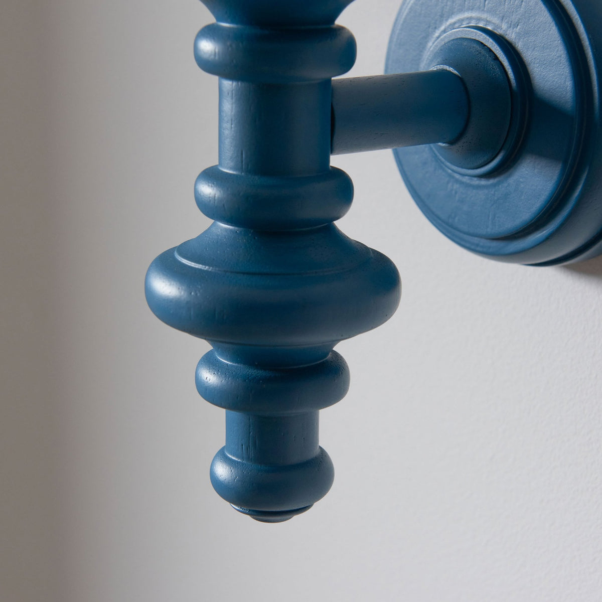 Carnaby Wall Light in Satin Marlin Blue Painted Finish