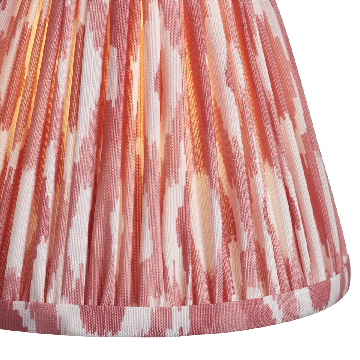 Ikat 16cm Tapered Shade in Coral Pink