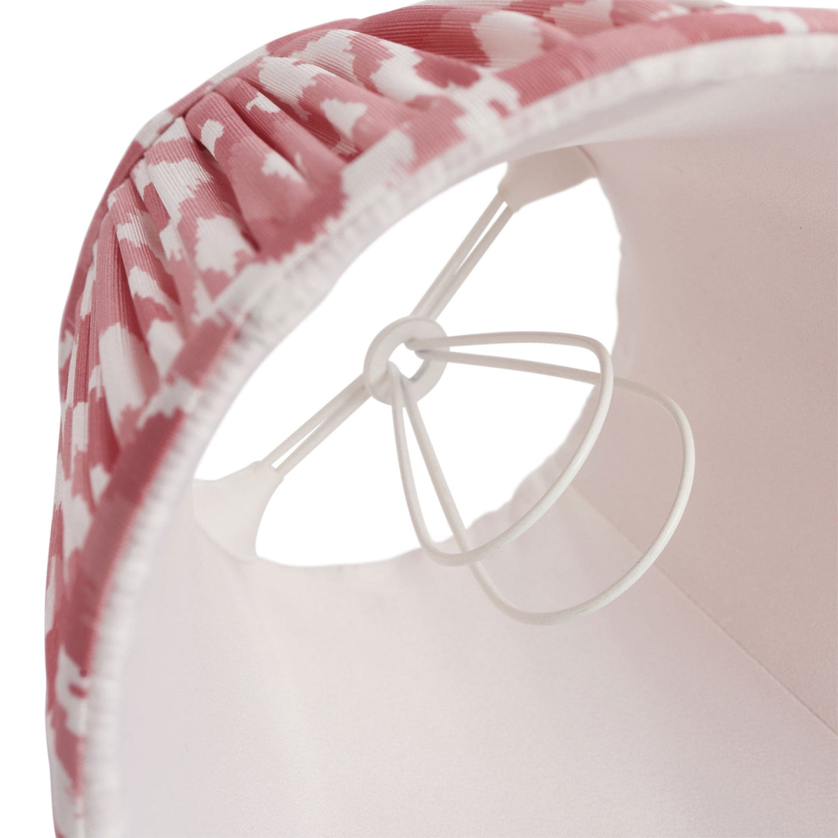 Ikat 16cm Tapered Shade in Coral Pink