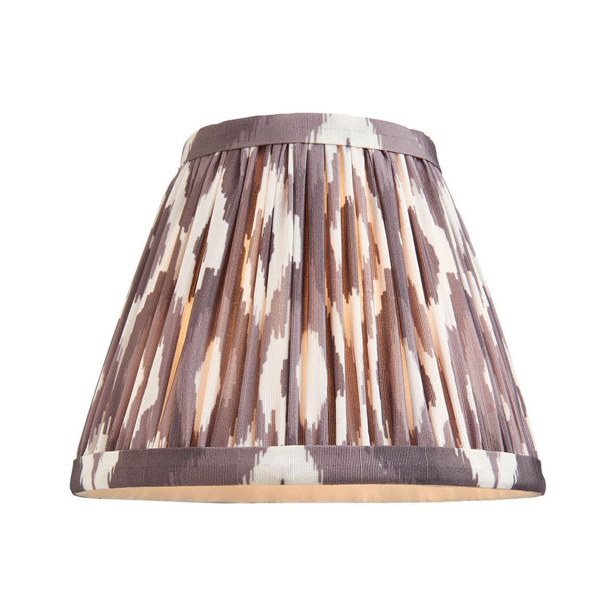 Ikat 16cm Tapered Shade in Pearl Grey