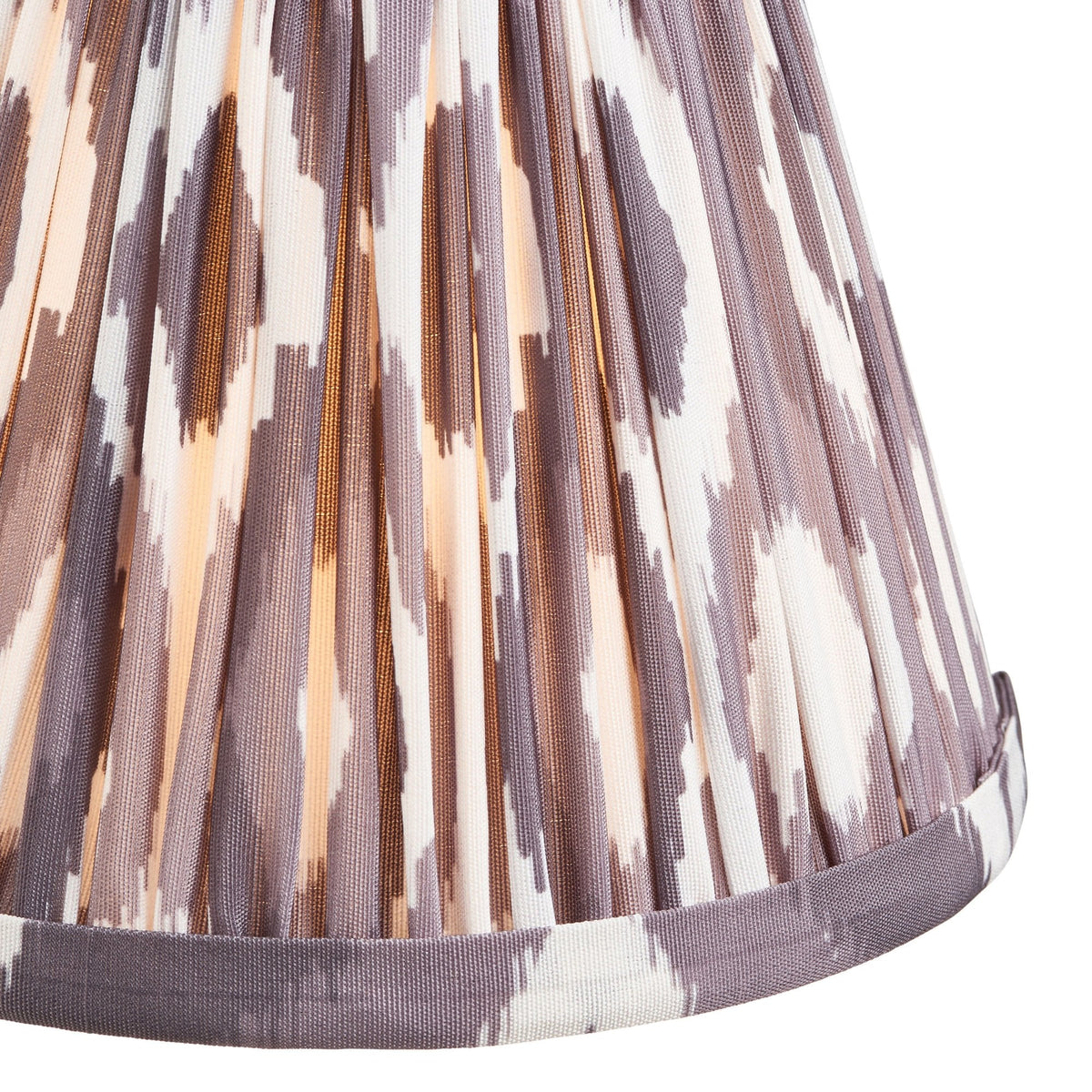 Ikat 16cm Tapered Shade in Pearl Grey