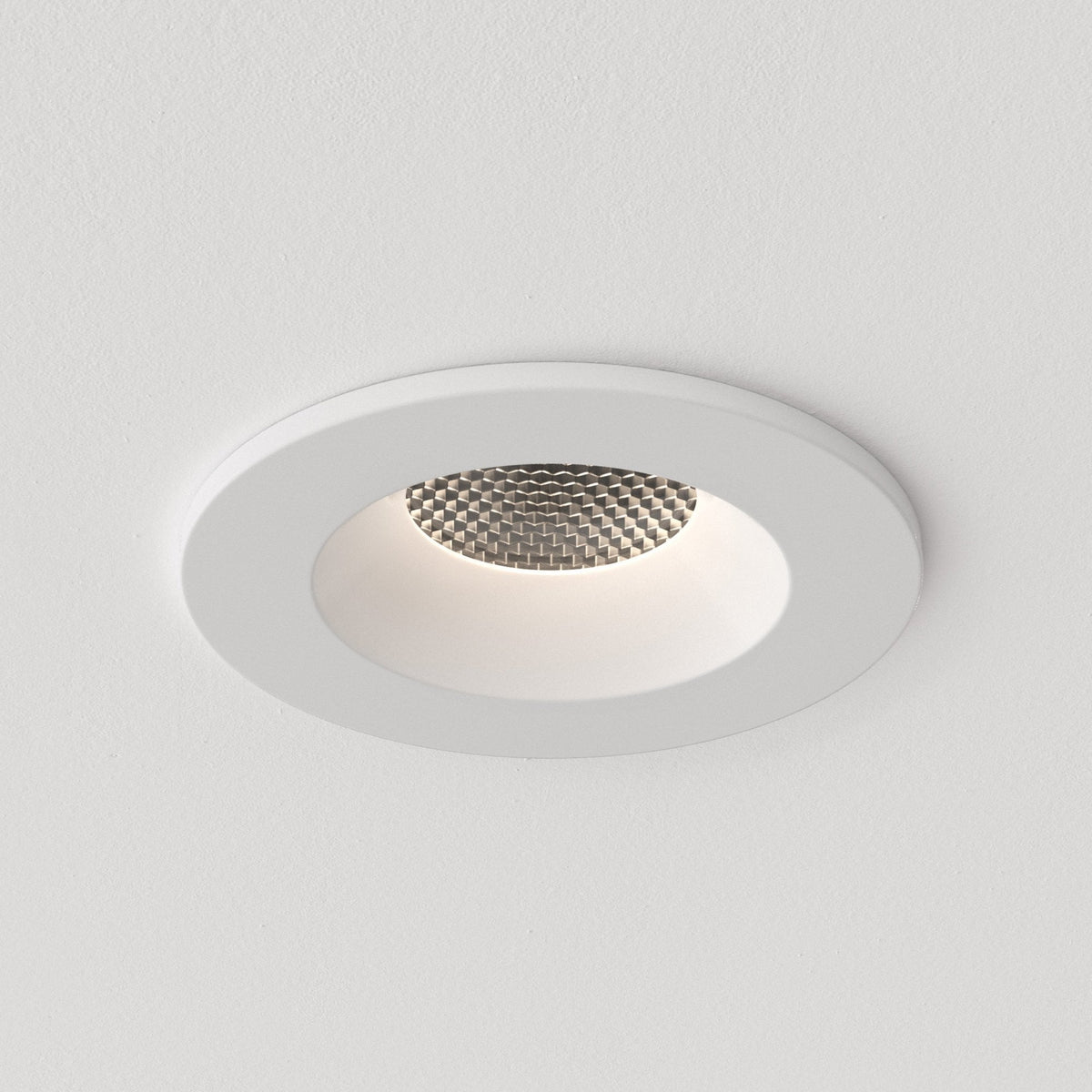 Kos Recessed IP65 Downlight In Matt White