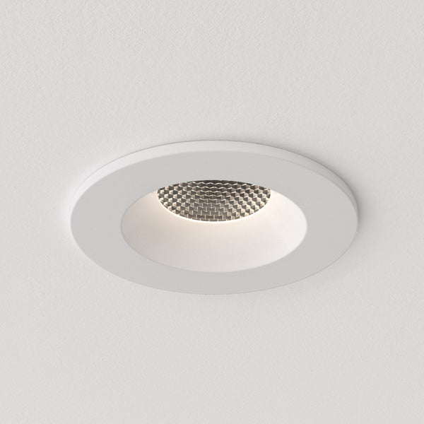 Kos Recessed IP65 Downlight In Matt White