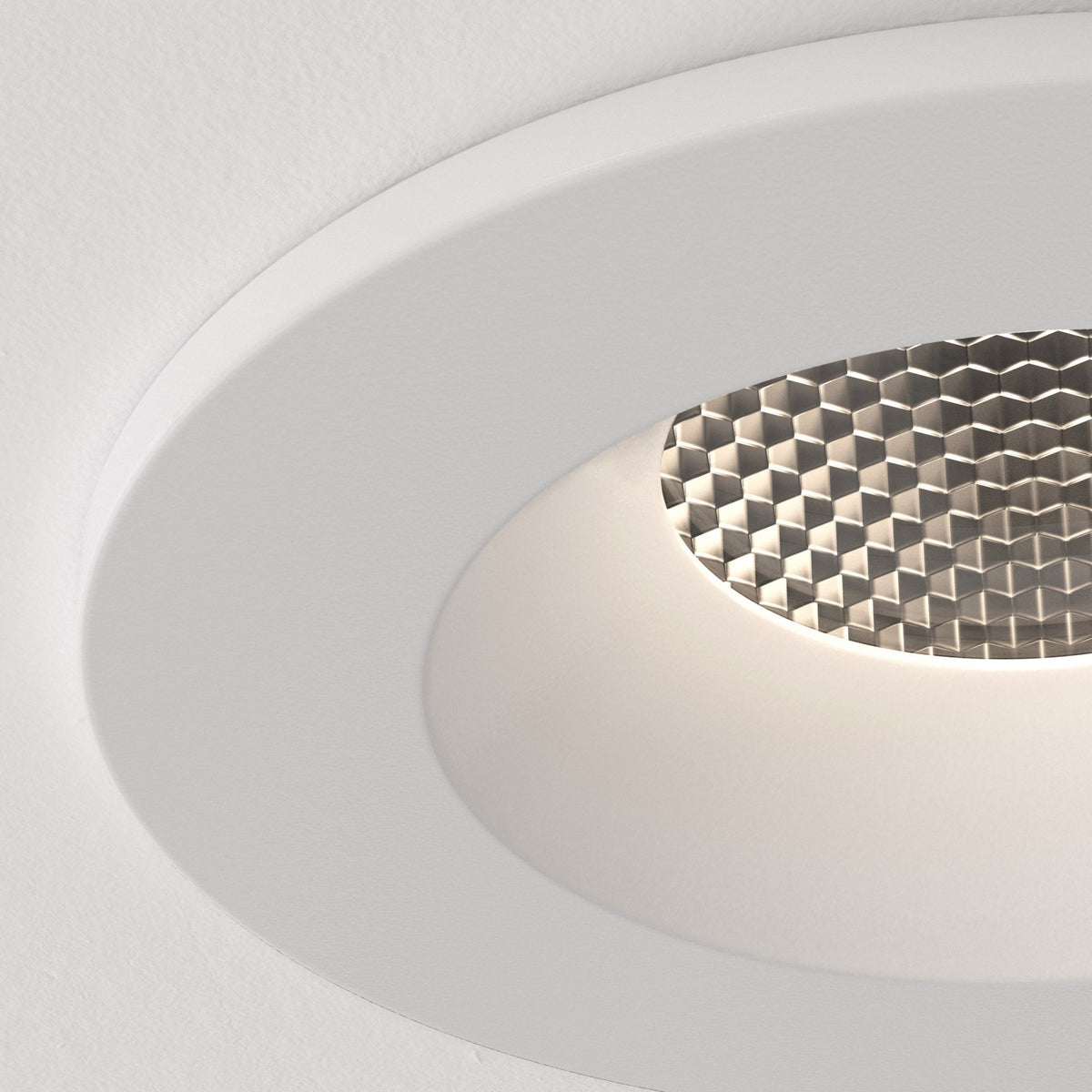 Kos Recessed IP65 Downlight In Matt White