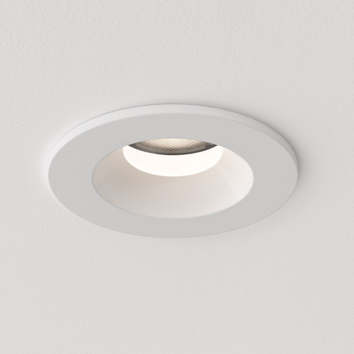 Kos Recessed IP65 Downlight In Matt White