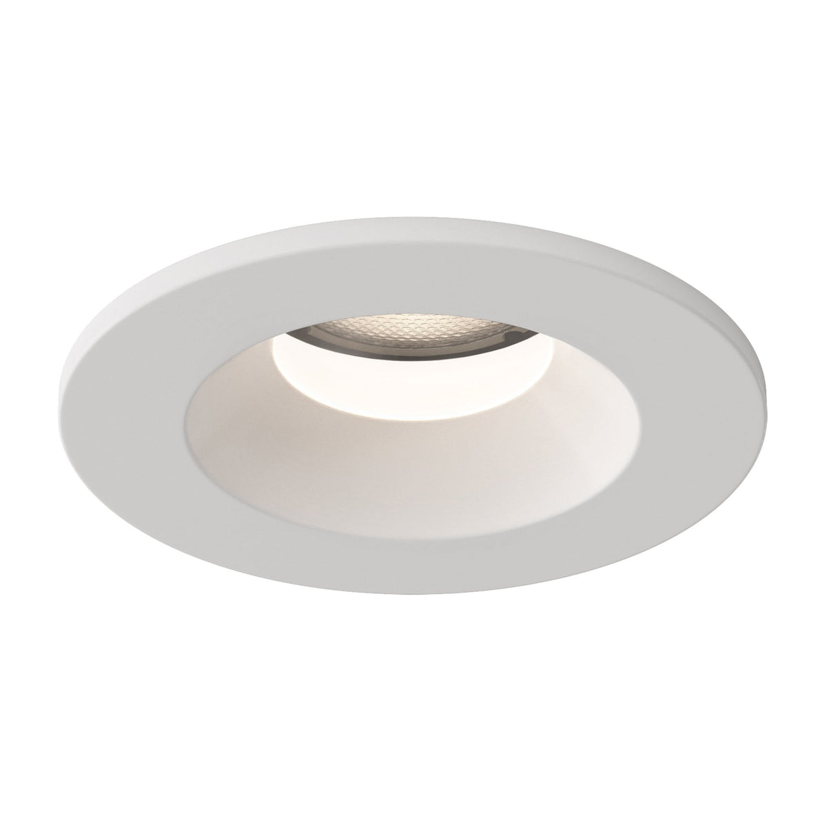 Kos Recessed IP65 Downlight In Matt White