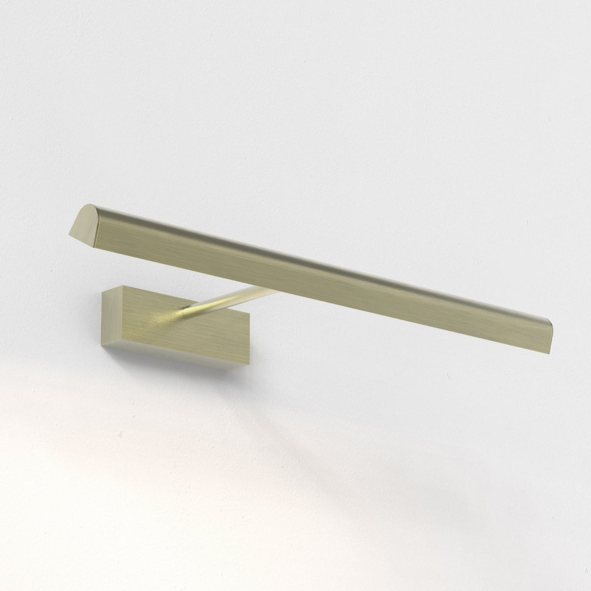 Renoir 520 LED Adjustable Picture Wall Light In Brushed Brass