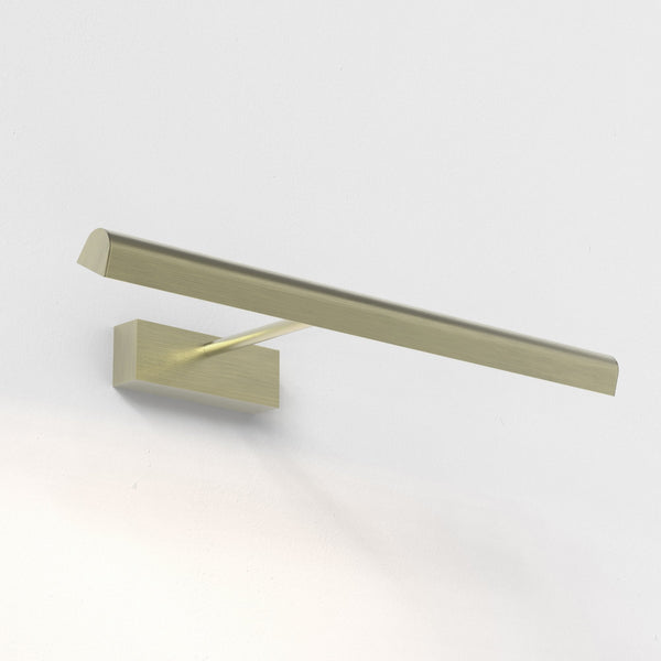 Renoir 520 LED Adjustable Picture Wall Light In Brushed Brass