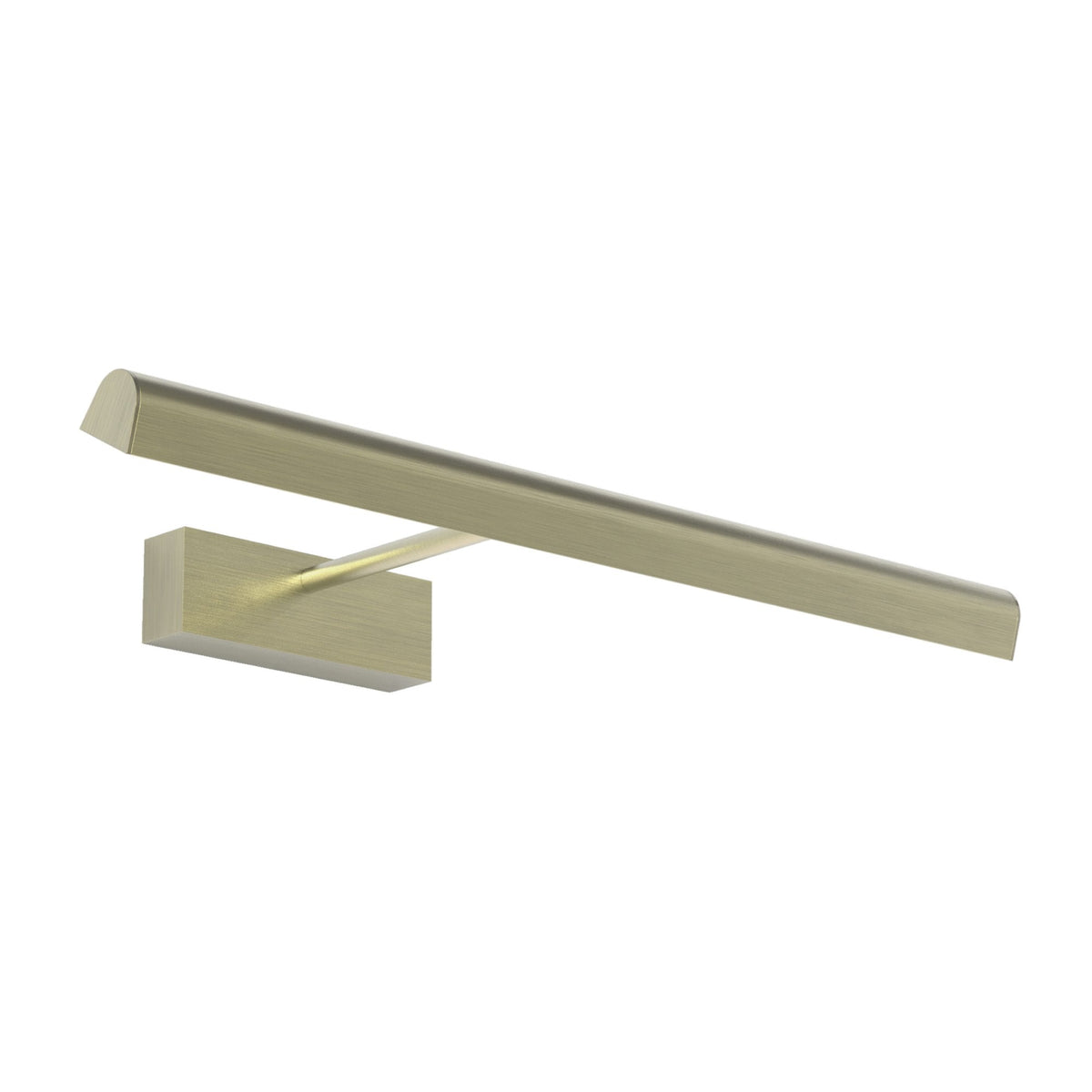 Renoir 520 LED Adjustable Picture Wall Light In Brushed Brass