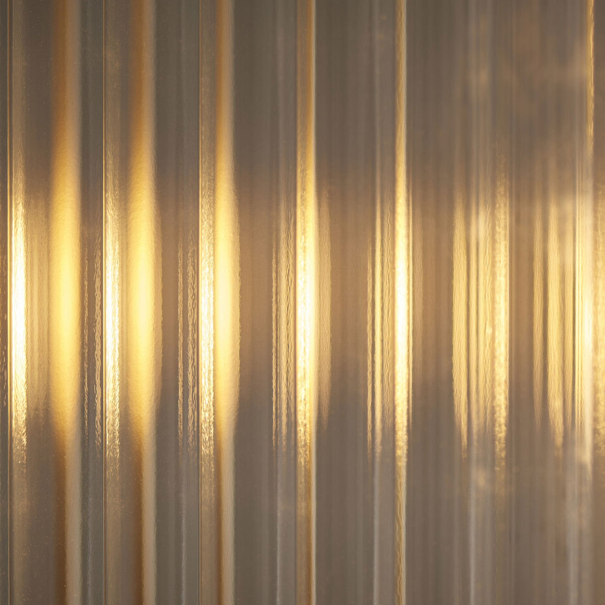 Ridgeton Linear Pendant Light in Antique Brass & Clear Ribbed Glass