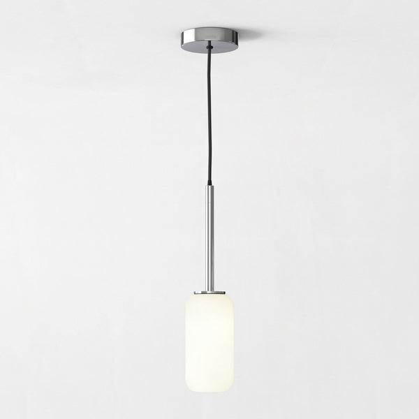 Tacoma IP44 Single Drop Pendant in Polished Chrome