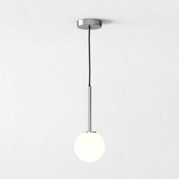 Tacoma IP44 Single Drop Pendant in Polished Chrome