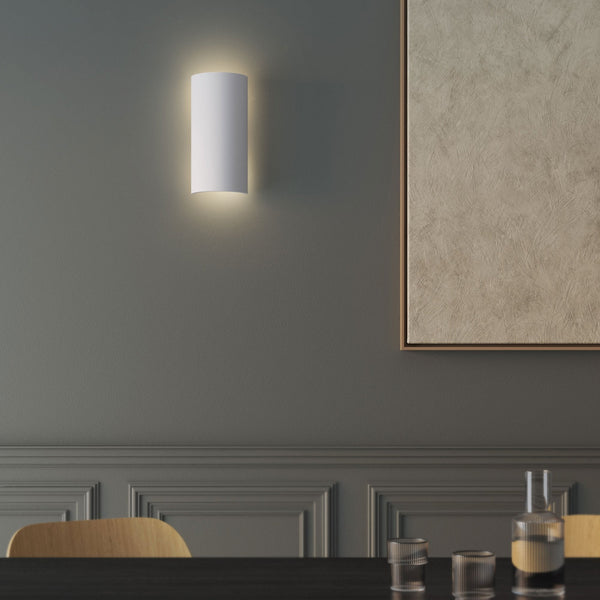 Comino 155 White Plaster Wall Light