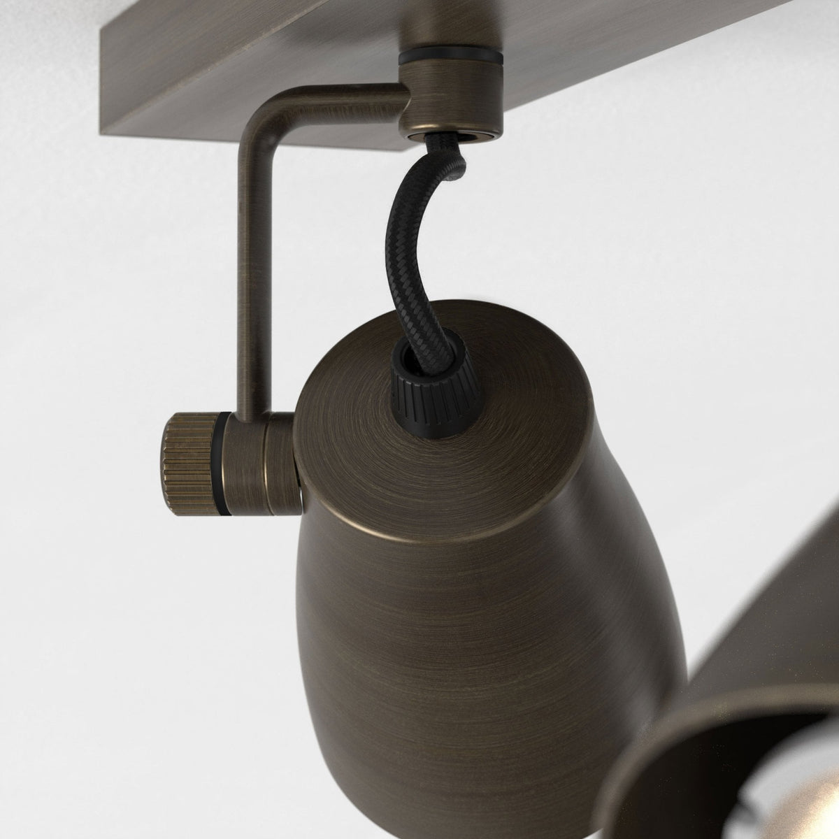 Juno Four Light Bar Adjustable GU10 Spotlight in Bronze