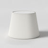 French 220 Fabric Drum Shade In White