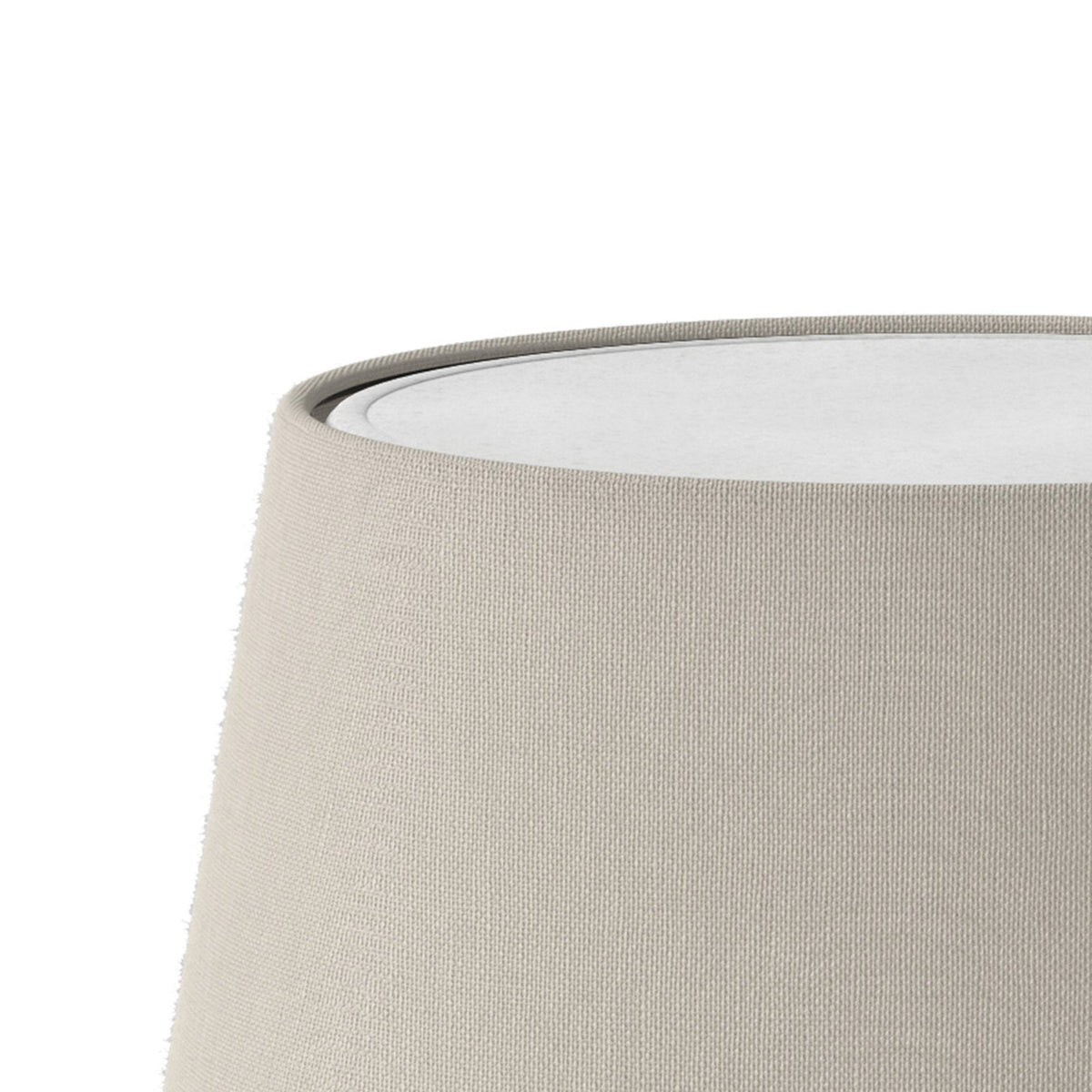 French 220 Fabric Drum Shade In Putty