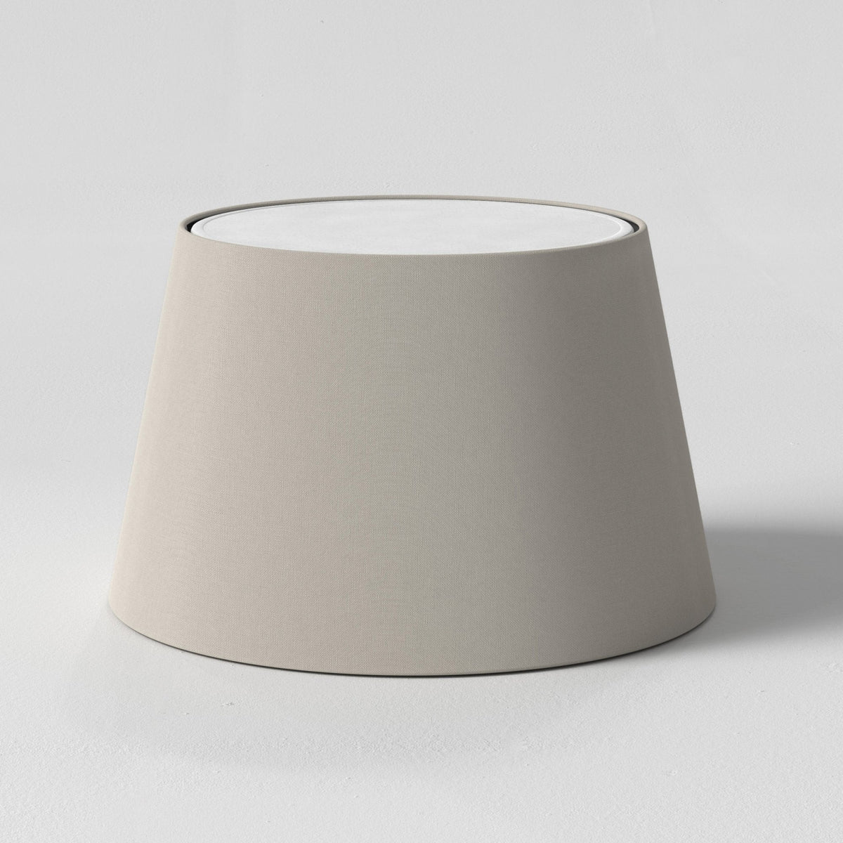 French 330 Fabric Drum Shade In Putty