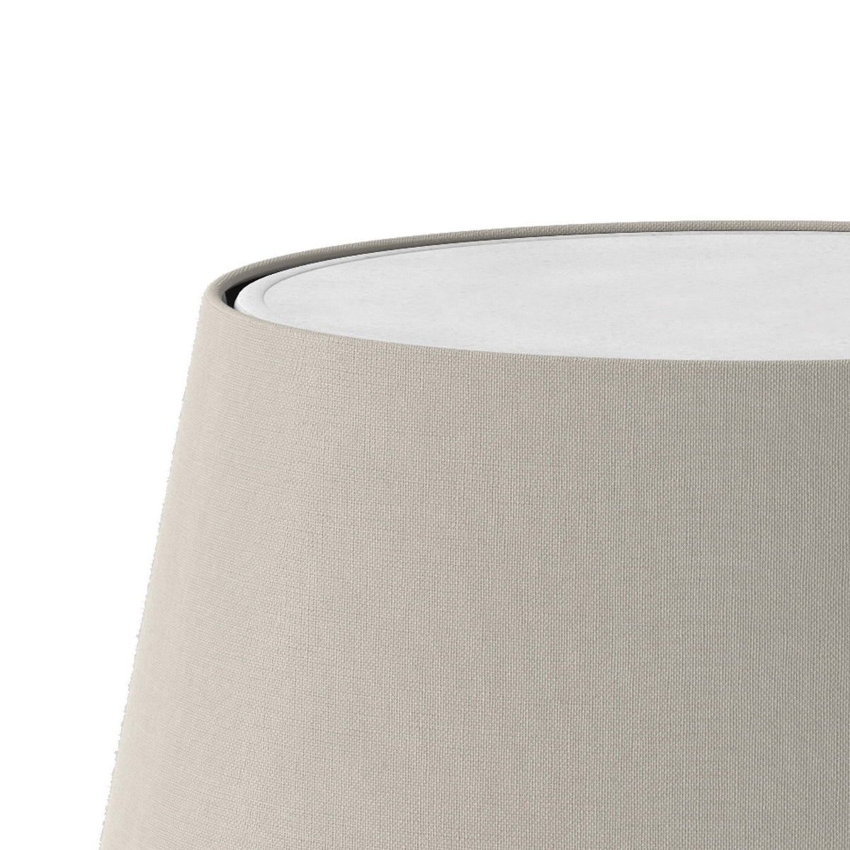 French 330 Fabric Drum Shade In Putty