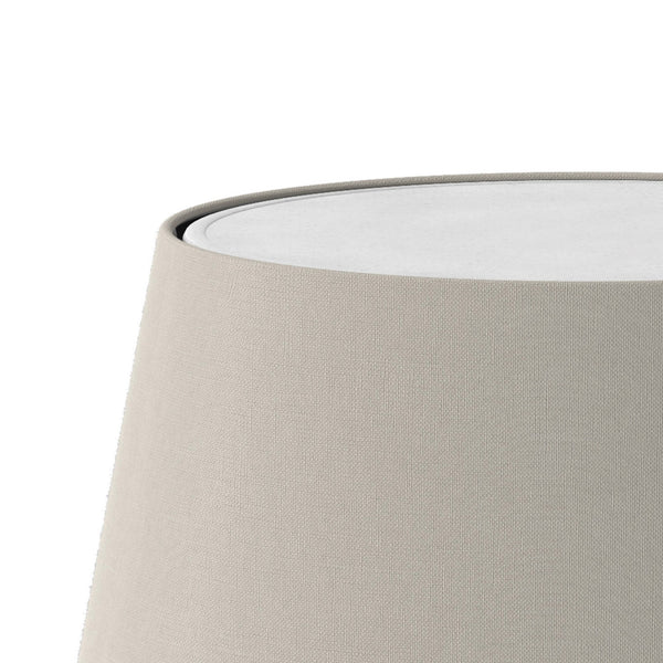 French 330 Fabric Drum Shade In Putty