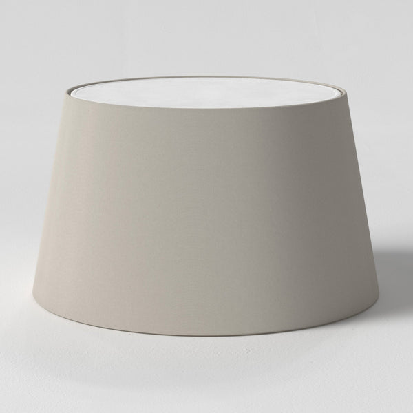 French 440 Fabric Drum Shade In Putty