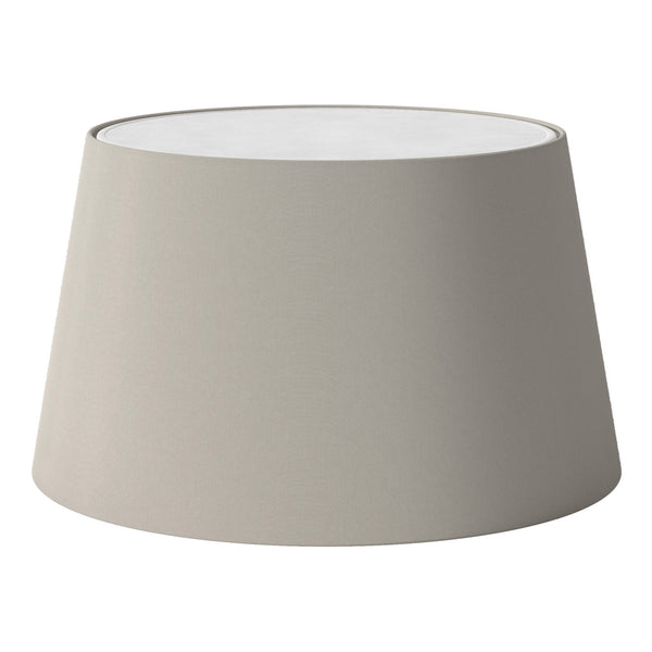 French 440 Fabric Drum Shade In Putty
