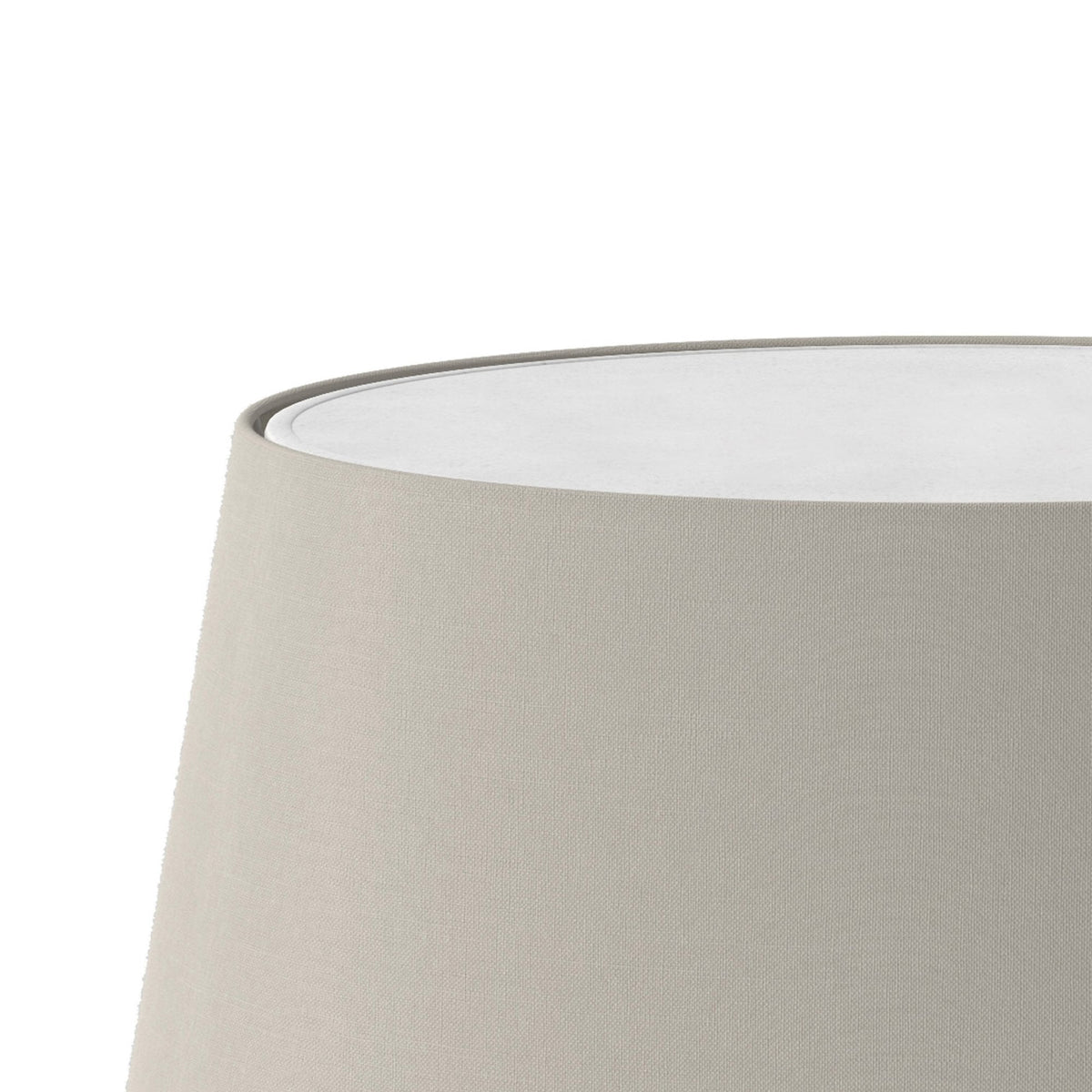 French 440 Fabric Drum Shade In Putty
