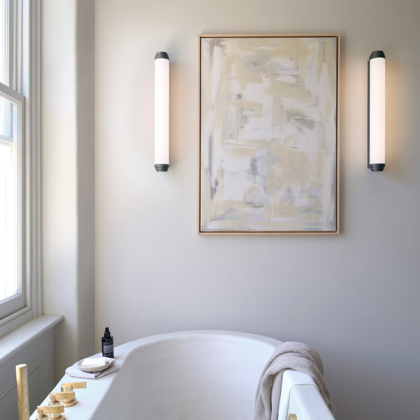 Burlington 600 IP44 Phase Dimmable Wall Light In Bronze