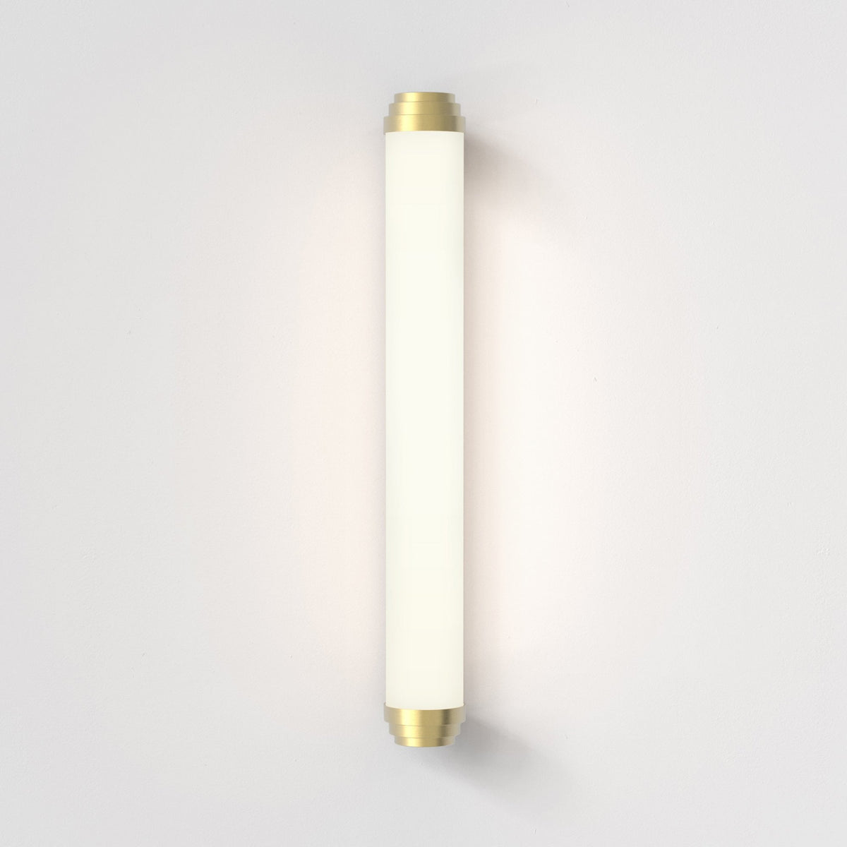 Burlington 600 IP44 Phase Dimmable Wall Light In Matt Gold