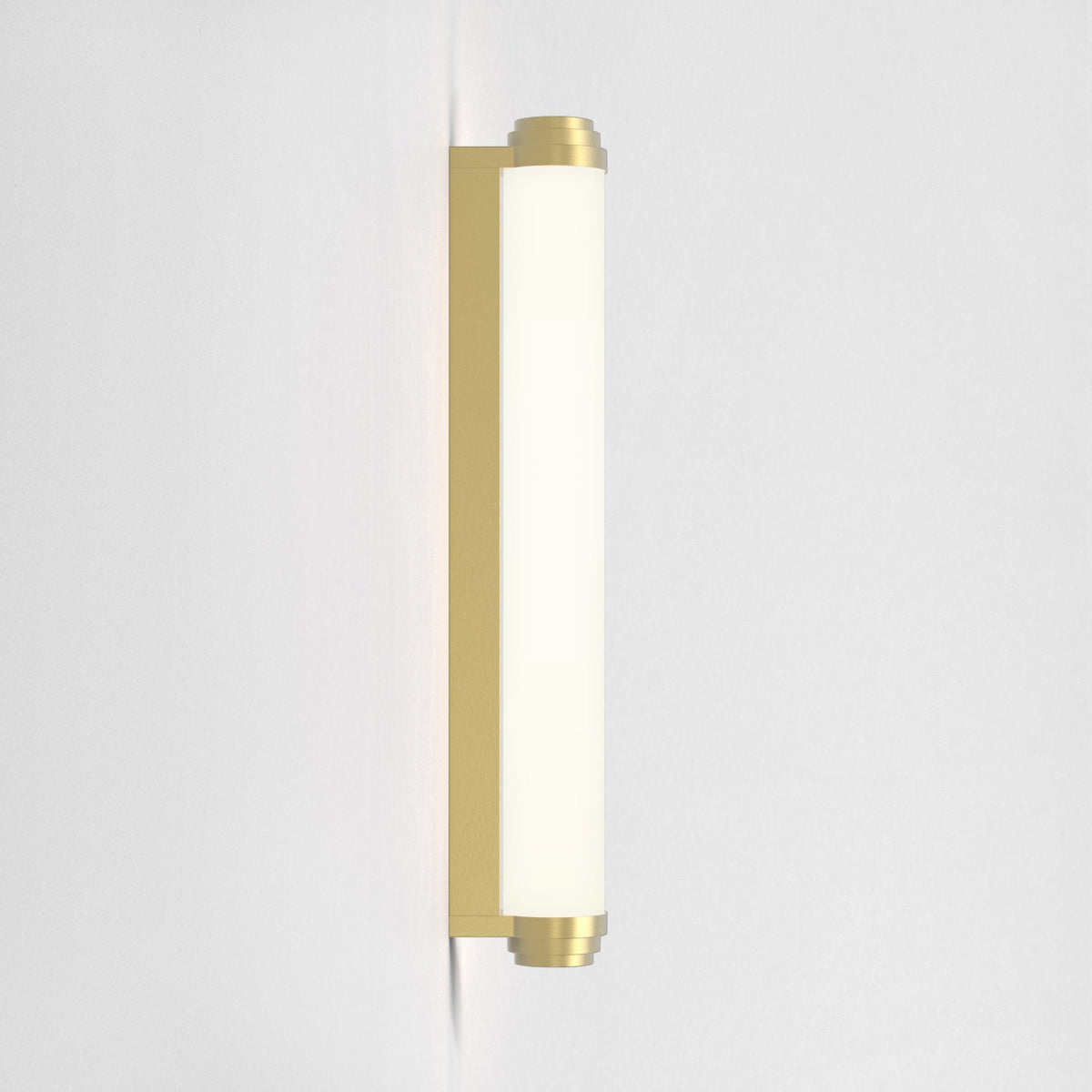 Burlington 600 IP44 Phase Dimmable Wall Light In Matt Gold