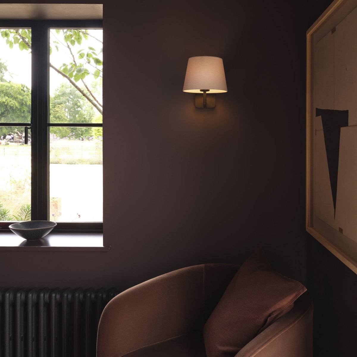 Beaumont Wall Light in Matt Black