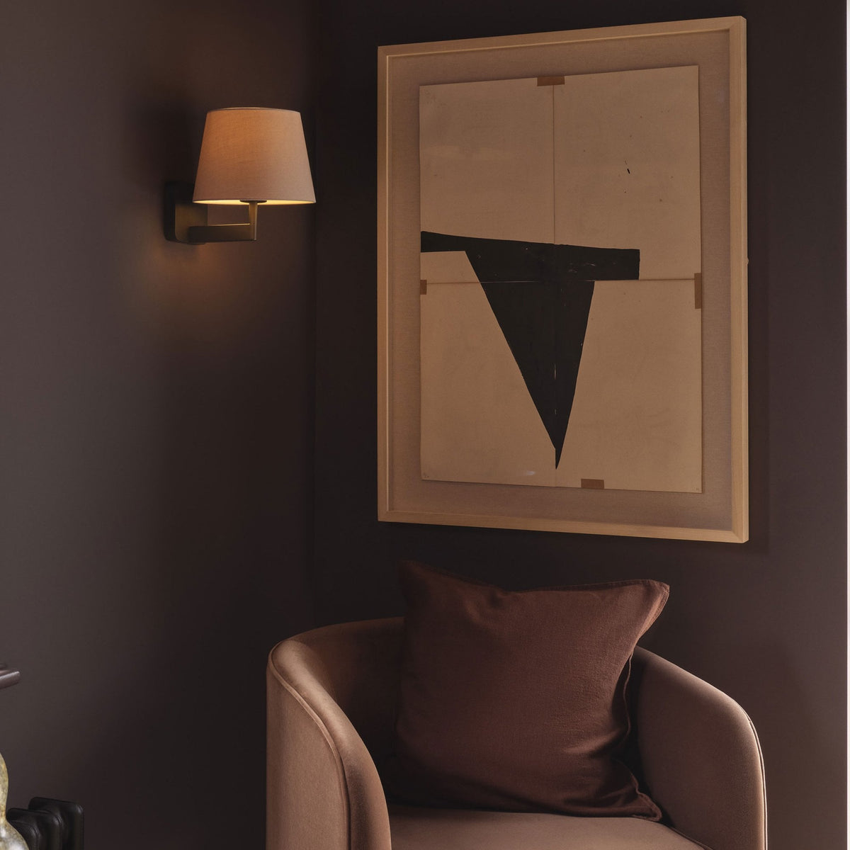 Beaumont Wall Light in Matt Black