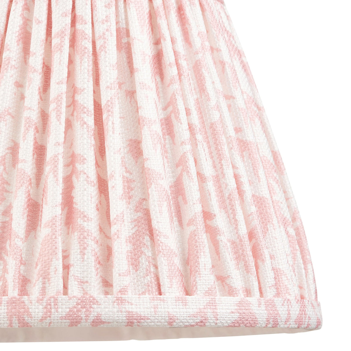 Bibury Table Lamp in Cotswold Green with Leaf 20cm Peachy Keen Shade