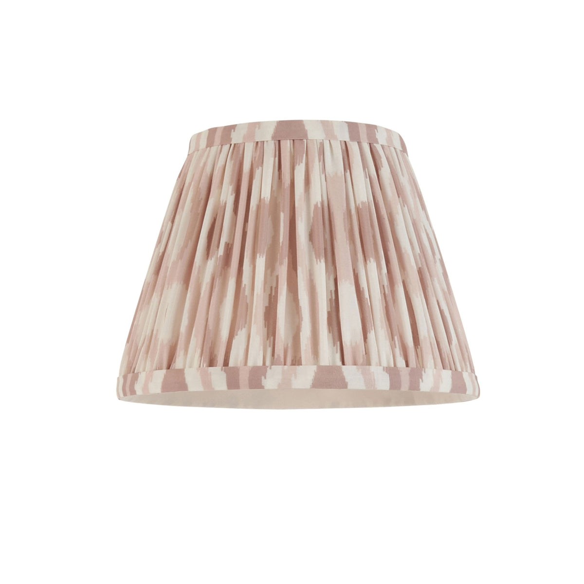 Bibury Table Lamp in Pink Clay with Ikat 20cm Neutral Shade
