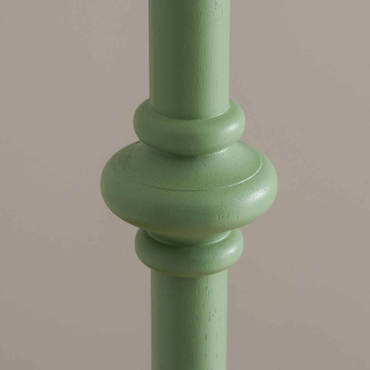 Carnaby Floor Lamp in Cotswold Green with Ripple 40cm Marlin Blue Shade