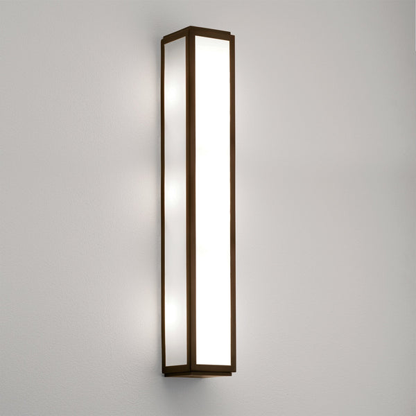 Mashiko Wall 600 LED IP44 Bathroom Wall Light in Bronze