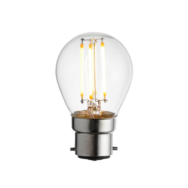 B22 Warm White Dimmable LED Golf Ball 4W 2700K 470lm