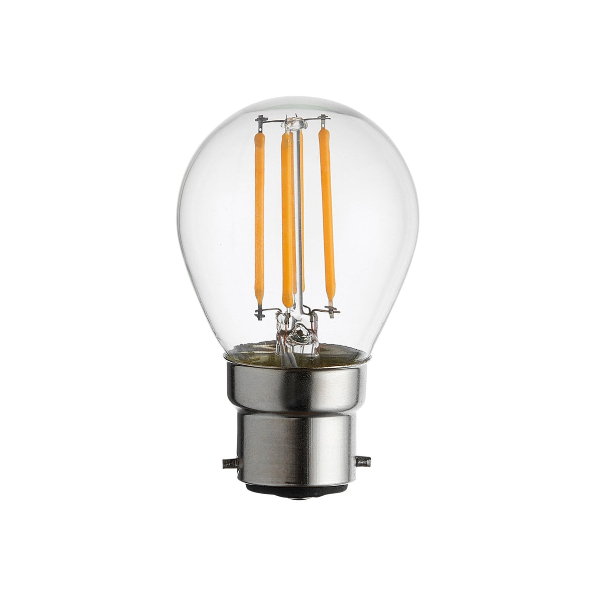 B22 Warm White Dimmable LED Golf Ball 4W 2700K 470lm