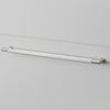 Linear Knurled Large Pull Bar Cabinet Handle In Solid Steel