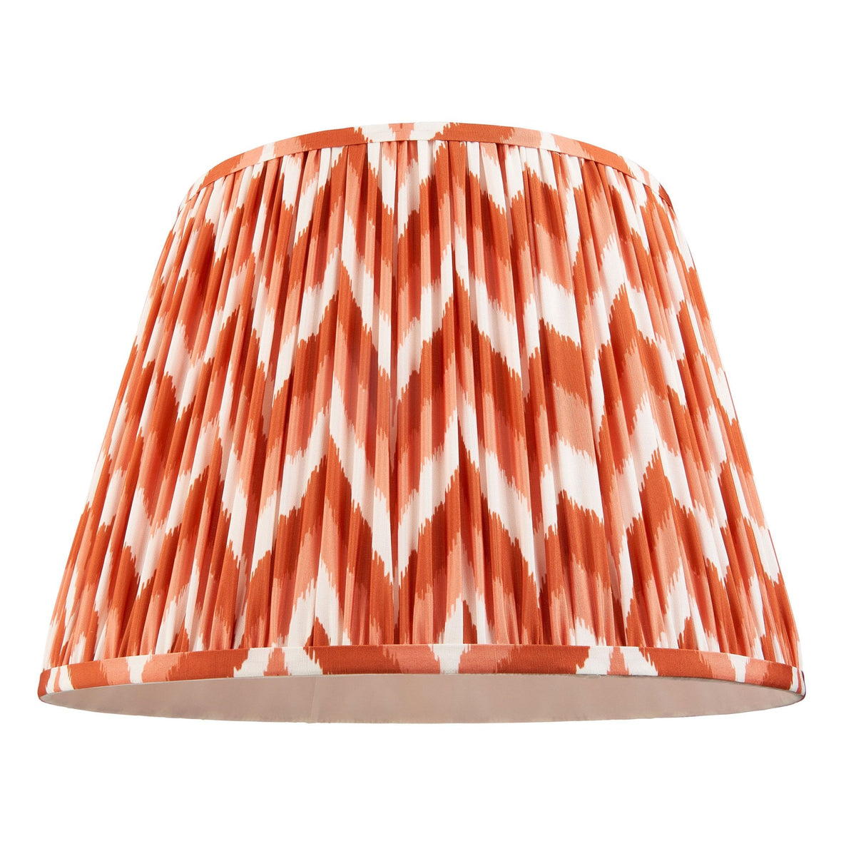 Higgledy Floor Lamp in Gloss Pink Clay with Zigzag 40cm Apricot Orange Shade