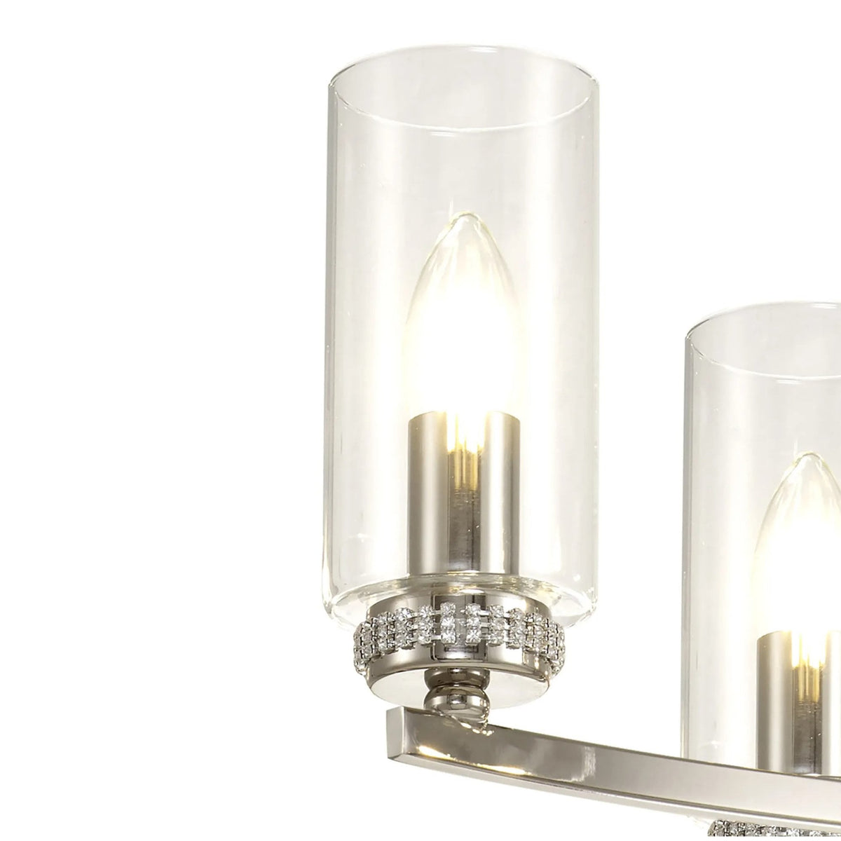 Dunstone 7 Arm Pendant or Semi Flush in Polished Nickel