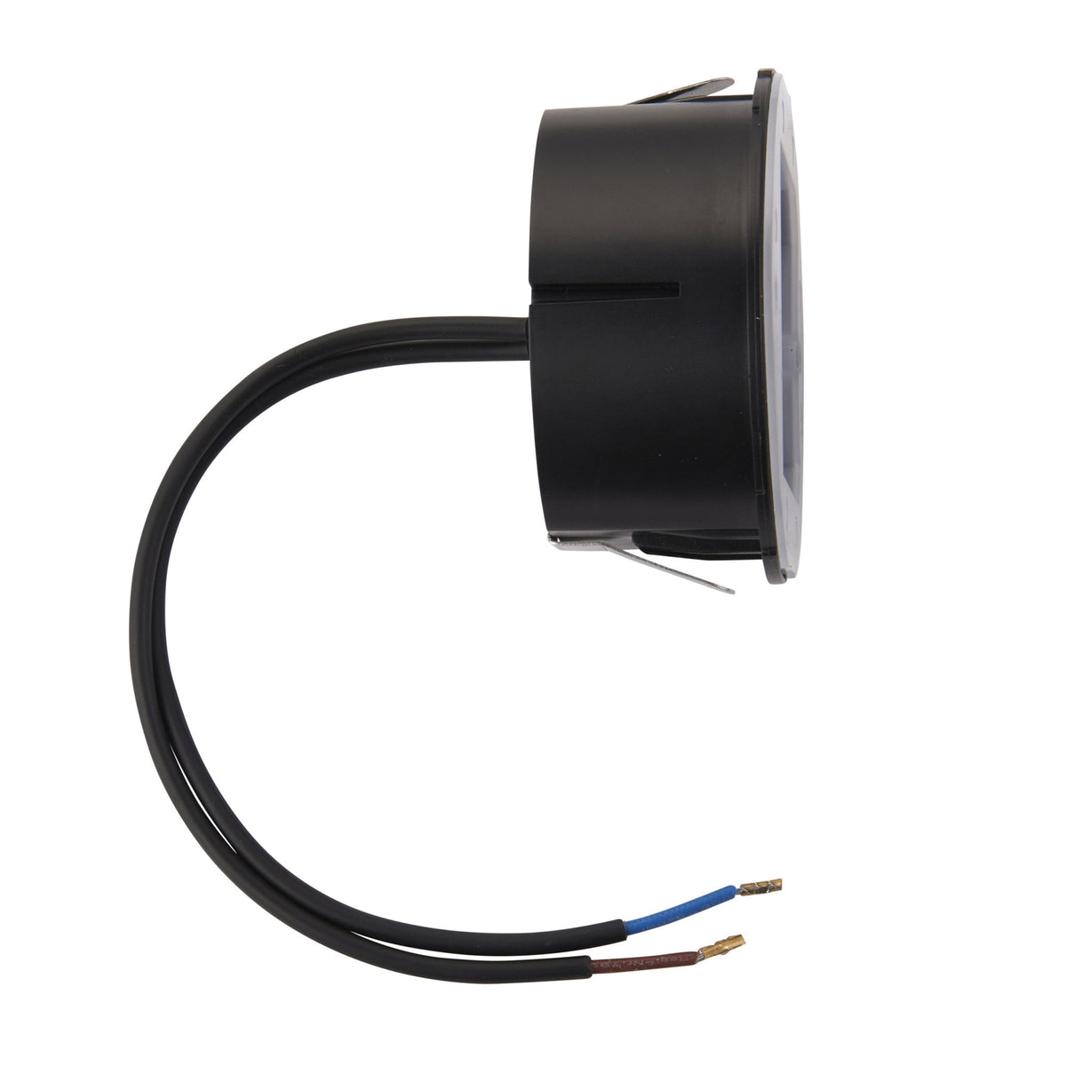 Albus CCT Round IP65 Recessed LED Wall Light in Black