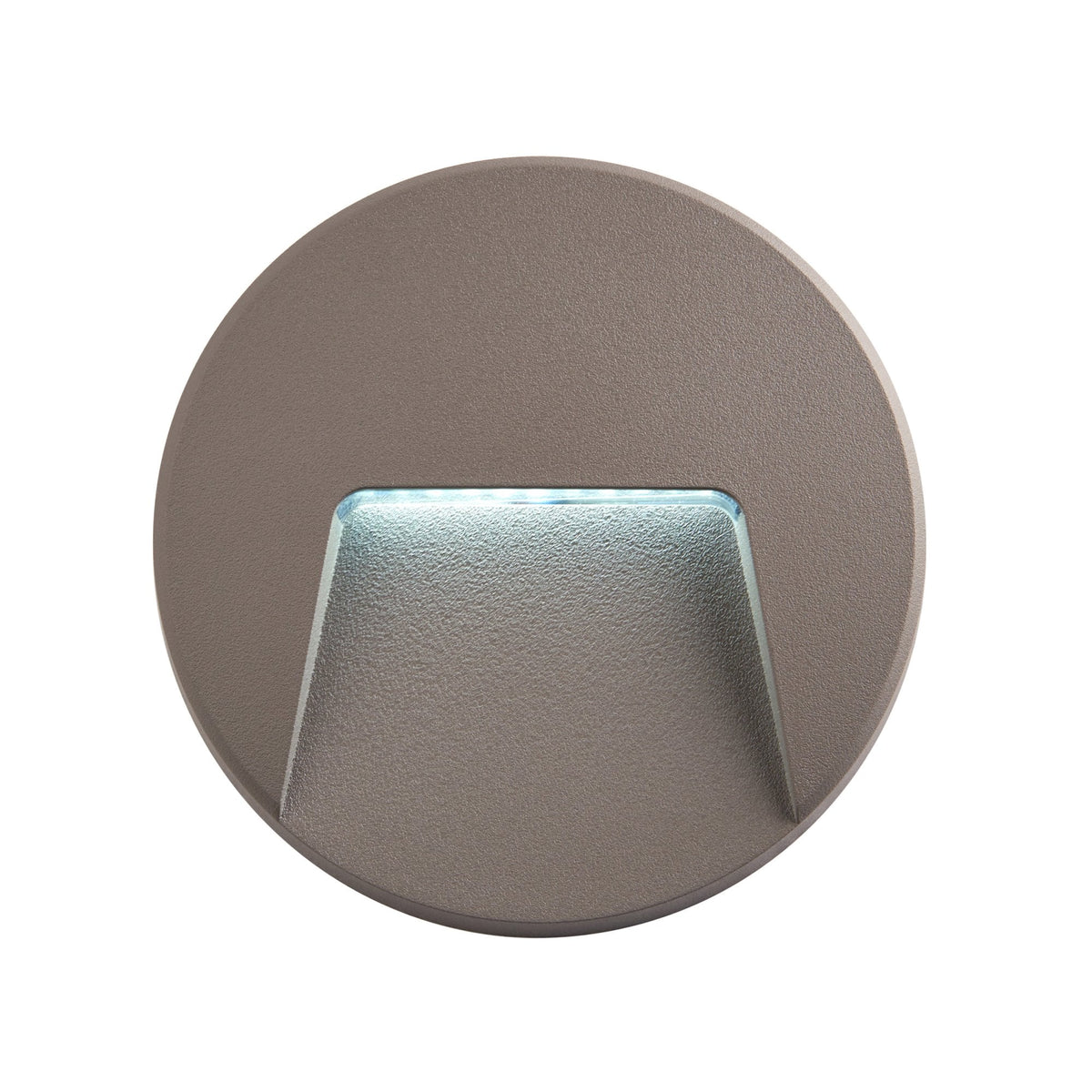 Severus CCT Round IP65 Surface Mounted LED Wall Light in Grey