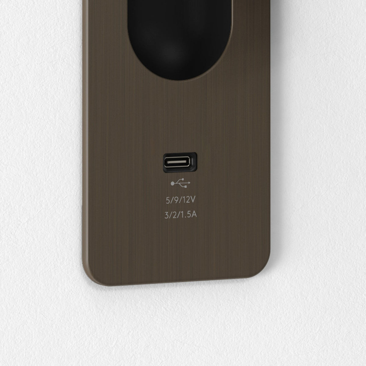 Keta USB-C Recessed Switched LED Reading Light in Bronze