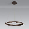 Alfreton 60cm 36W LED Pendant in Brown Oxide Finish & Opal Diffusers